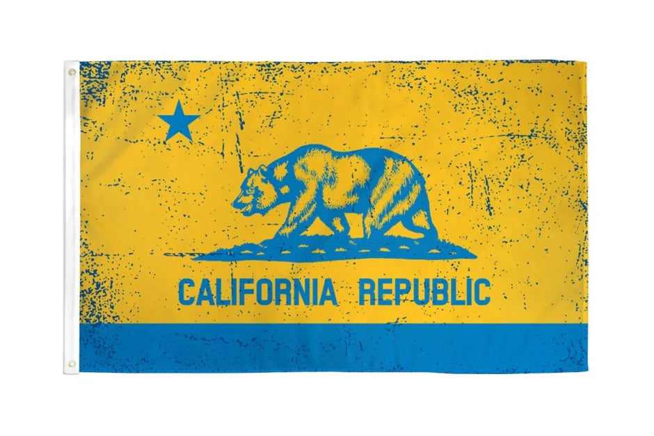 California, blue and yellow version