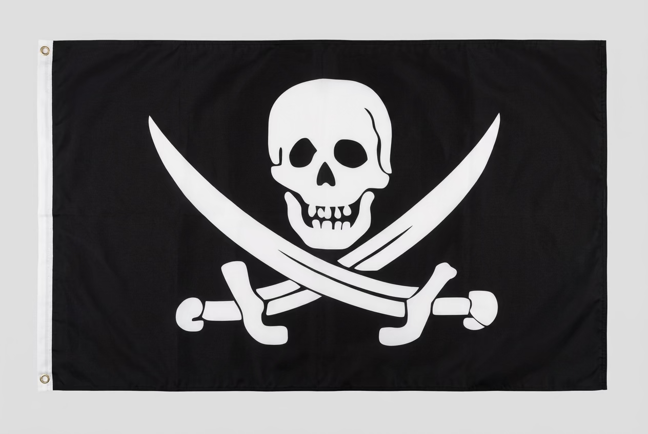 Calico Jack Rackam Pirate flag 3x5' with grommets