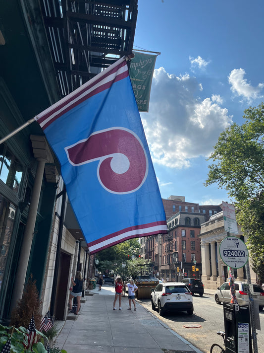 Phillies baseball flag