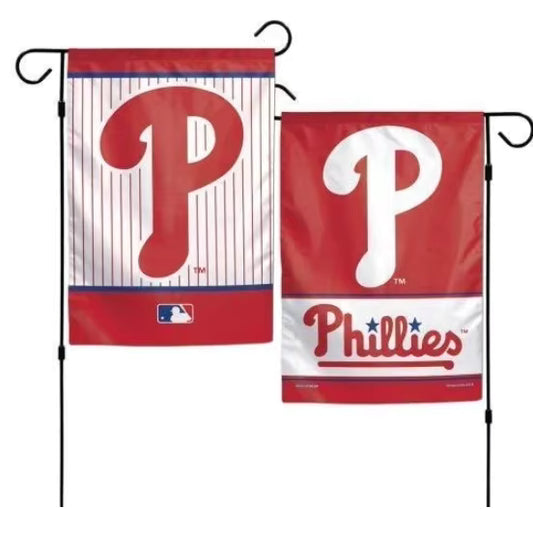Phillies Pinstripe Garden Flag